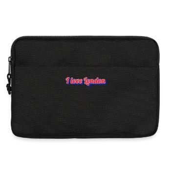 I Love London Script - Laptop bag 13" - black - Front