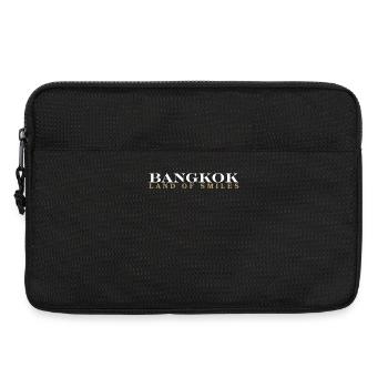 Bangkok Land of Smiles - Laptop bag 13" - black - Front