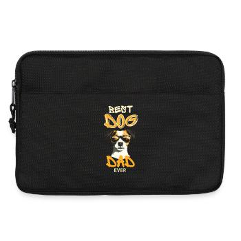 Meilleur Papa de Chien De Tous - Sacoche pour ordinateur portable 13 pouces - noir - Devant