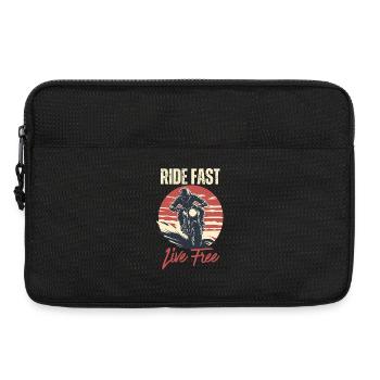Ride Fast Live Free Moto Graphic - Sacoche pour ordinateur portable 13 pouces - noir - Devant