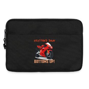 Kickstand Down Bottoms Up Moto - Laptop bag 13" - black - Front