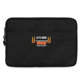 Beers Over Weights Gym-Grafik - Laptoptasche 13" - Schwarz - Vorne