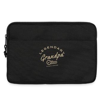 Legendary Grandpa Vintage Badge - Laptop bag 13" - black - Front