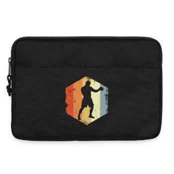 Vintage Boxer Zeichnung - Laptoptasche 13" - Schwarz - Vorne