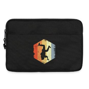Breakdancer Vintage Look - Sacoche pour ordinateur portable 13 pouces - noir - Devant