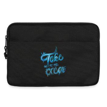 Emmenez-moi à l’océan en disant - Sacoche pour ordinateur portable 13 pouces - noir - Devant