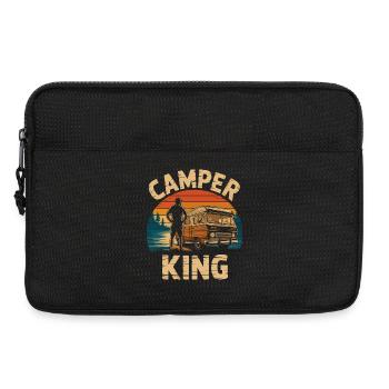 Vintage Camper King Sunset Design - Laptop bag 13" - black - Front