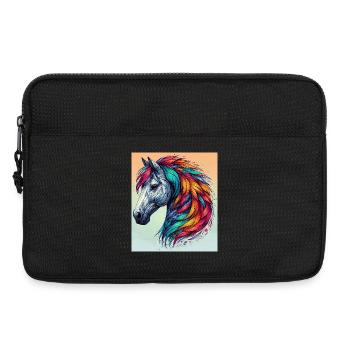 cheval - Sacoche pour ordinateur portable 13 pouces - noir - Devant