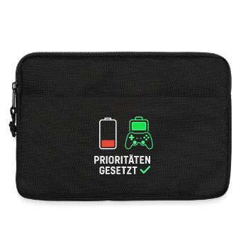 Conception de motivation de jeu pour les fans - Sacoche pour ordinateur portable 13 pouces - noir - Devant