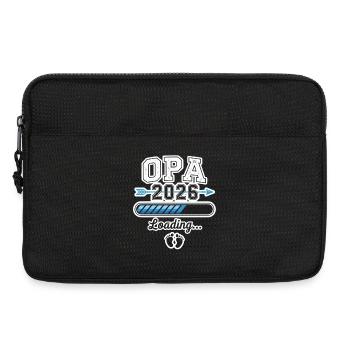 Opa 2026 Loading Bar Baby Ankündigung Geschenk - Laptoptasche 13" - Schwarz - Vorne