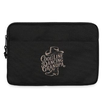 Cool Cowboy Line Dance Grandpa Saying - Laptop bag 13" - black - Front