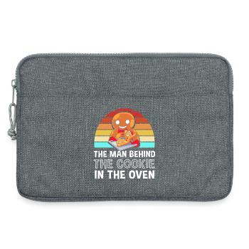 Werdender Papa werdende Väter - Laptoptasche 13" - Grau meliert - Vorne
