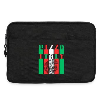 Pizza Italien Stil Illustration - Laptoptasche 13" - Schwarz - Vorne
