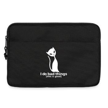 Black Cat – Sexy, effronté et emblématique - Sacoche pour ordinateur portable 13 pouces - noir - Devant