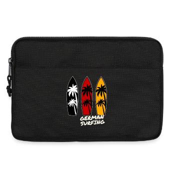 Surf allemand - Sacoche pour ordinateur portable 13 pouces - noir - Devant