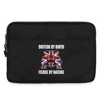 Bouledogue britannique - Sacoche pour ordinateur portable 13 pouces - noir - Devant
