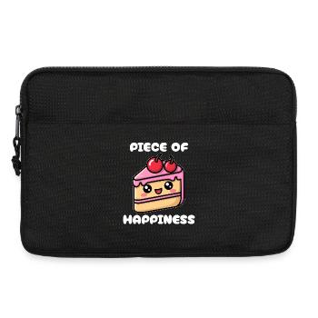 A piece of happiness - Laptop bag 13" - black - Front