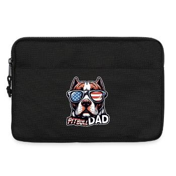 Pitbull Dad Lunettes USA - Sacoche pour ordinateur portable 13 pouces - noir - Devant