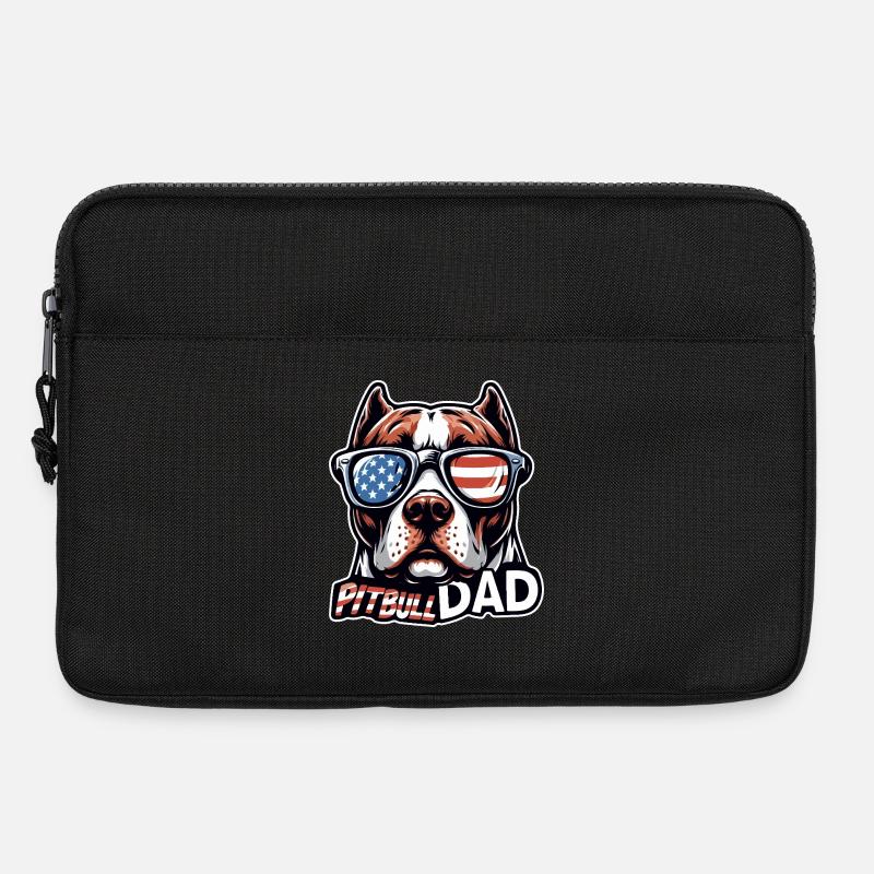 Pitbull Papa Brille USA - Laptoptasche 13" - Schwarz