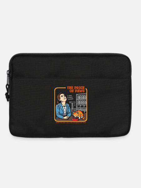 Der Preis der Pfoten - Laptoptasche 13" - Schwarz