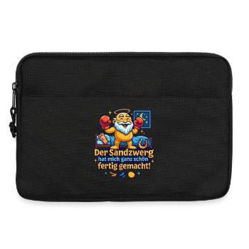 Der Sandzwerg schlägt zu ! - Laptoptasche 13" - Schwarz - Vorne