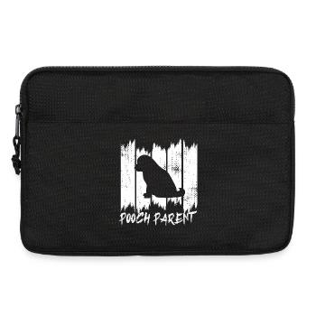 Hundeeltern - Laptoptasche 13" - Schwarz - Vorne