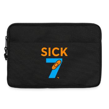 Sick Seven Meme Tee Six Seven  - Laptoptasche 13" - Schwarz - Vorne