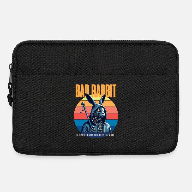 Bad Rabbit - Laptoptasche 13" - Schwarz