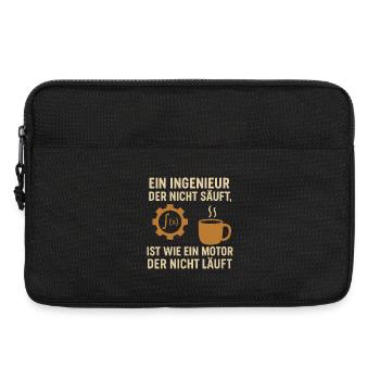 Ingénieur Humour Coffee Engine - Sacoche pour ordinateur portable 13 pouces - noir - Devant