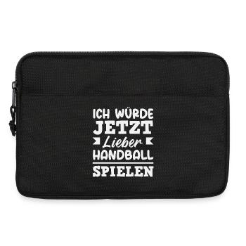 Handball Players Handball Handball Gifts - Laptop bag 13" - black - Front