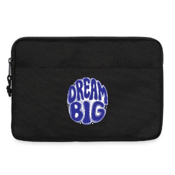 DREAM BIG [Let's Talk] - Laptop bag 13" - black - Front