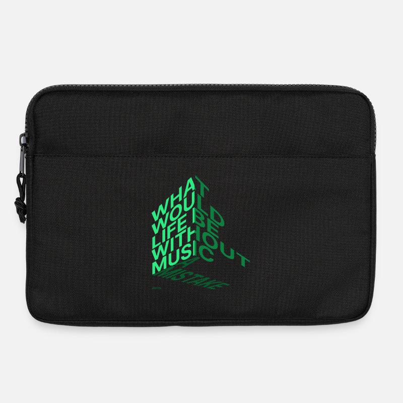 What would life be? - Laptoptasche 13" - Schwarz