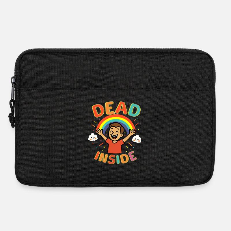 Dead Inside - Laptoptasche 13" - Schwarz