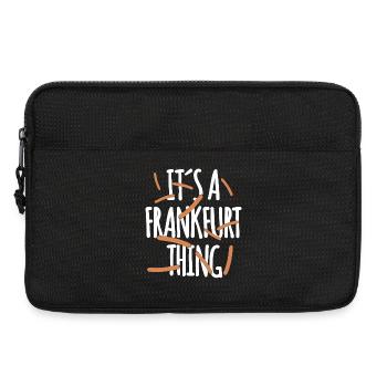 It's a Frankfurt Thing - Laptop bag 13" - black - Front