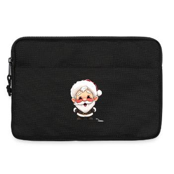 Fröhlicher Wichtel Weihnachten Geschenkidee Gnom - Laptoptasche 13" - Schwarz - Vorne