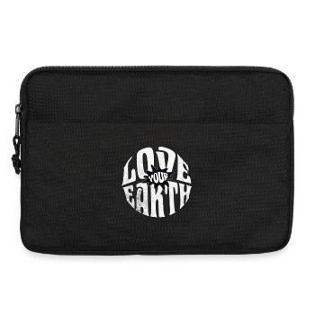 Love Your Earth Retro Statement Graphic - Laptop bag 13" - black - Front