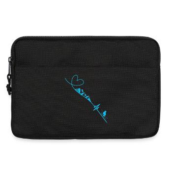 Skifahrer - Laptoptasche 13" - Schwarz - Vorne