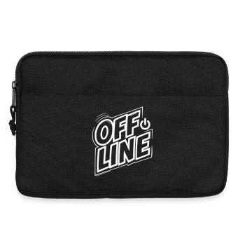 Offline Modus Retro - Laptoptasche 13" - Schwarz - Vorne