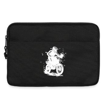 Motocross Liebe klarer Look für Motocross - Laptoptasche 13" - Schwarz - Vorne