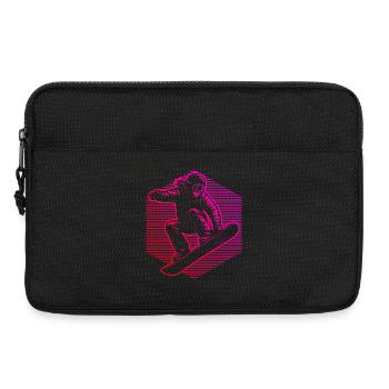 Snowboard perfekt für jeden Snowboard - Laptoptasche 13" - Schwarz - Vorne
