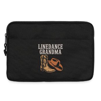 Line Dance Grandma Boots - Laptop bag 13" - black - Front