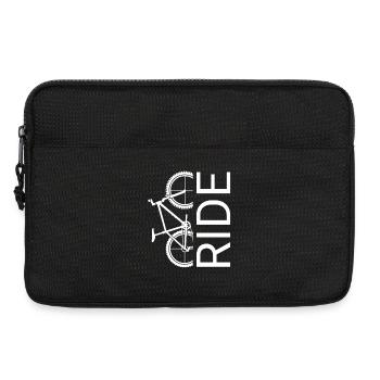 Ride Bike Art - Laptoptasche 13" - Schwarz - Vorne