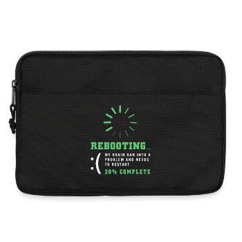 Gehirnverletzung Schlaganfall - Laptoptasche 13" - Schwarz - Vorne