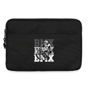 BMX Freestyle Action Art urbain urbain - Sacoche pour ordinateur portable 13 pouces - noir - Devant