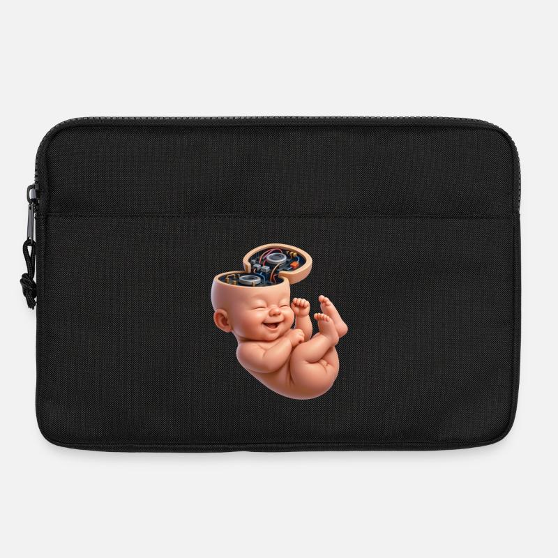 BABY NERD – Geek & Science-Fiction - Laptoptasche 13" - Schwarz