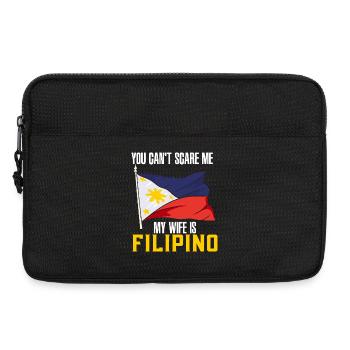 Filipino Pride Philippines National Flag Art - Laptoptasche 13" - Schwarz - Vorne