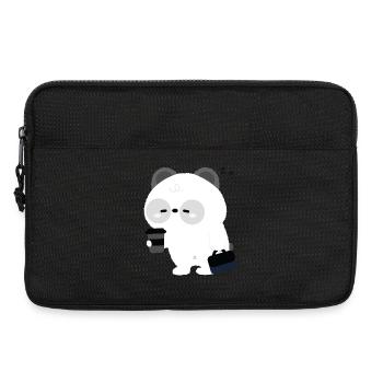 Panda Coffee Break - Laptop bag 13" - black - Front