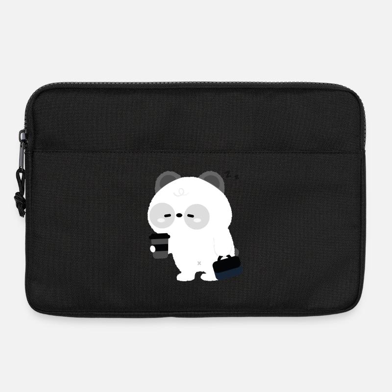 Panda Coffee Break - Laptop bag 13" - black