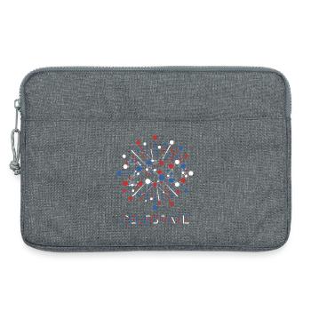 Celebrate 250 USA Feuerwerk - Laptoptasche 13" - Grau meliert - Vorne
