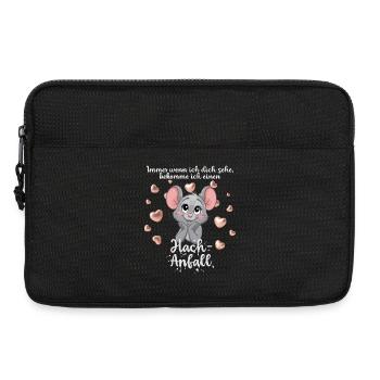 Sweet Mouse a une crise Hach. - Sacoche pour ordinateur portable 13 pouces - noir - Devant